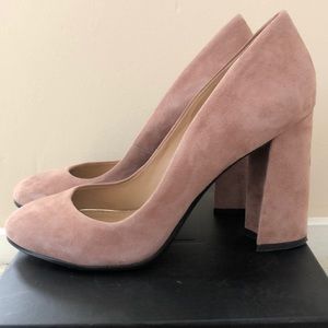 Vince Camino Pink Suede pumps